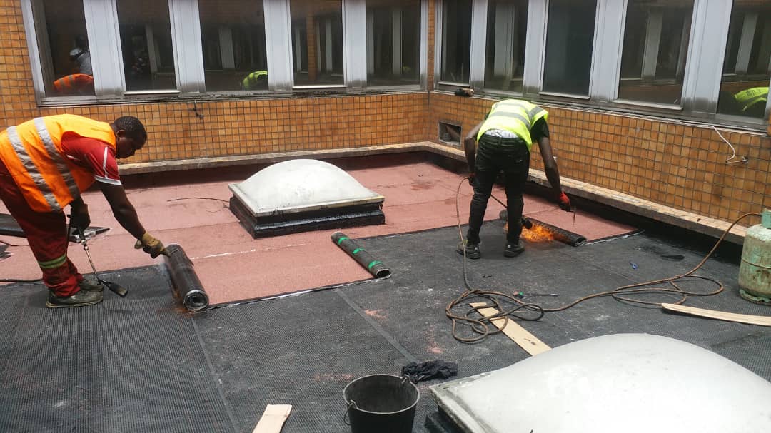 Travaux d'étanchéité de terrasse