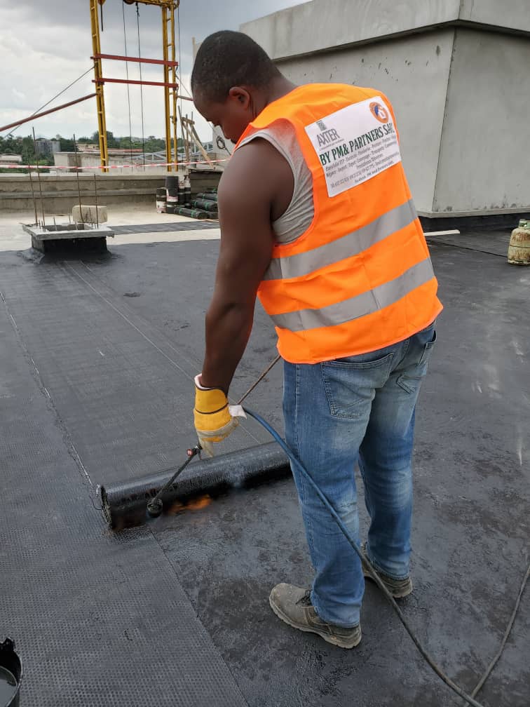 Travaux d'étanchéité terrasse toiture